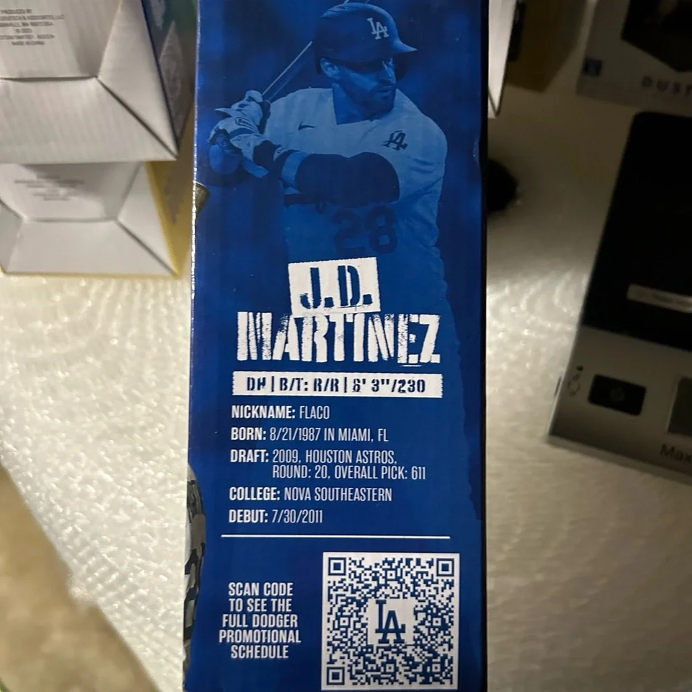 MLB Los Angeles Dodgers JD Martinez Bobblehead - Picture 5 of 5